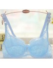 Kobiety seksowny biustonosz Push-Up fiszbiny pełna koronkowa bielizna biustonosz biustonosze Bralette bielizna Intimates 32/34/3