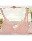 Kobiety seksowny biustonosz Push-Up fiszbiny pełna koronkowa bielizna biustonosz biustonosze Bralette bielizna Intimates 32/34/3
