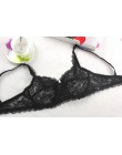 Kobiety seksowny biustonosz Push-Up fiszbiny pełna koronkowa bielizna biustonosz biustonosze Bralette bielizna Intimates 32/34/3