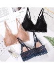 Ab miseczka koronkowe biustonosze dla kobiet Bralette seksowna bielizna bielizna super biustonosz push up przednie zapięcie bius