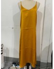 2020 wiosna lato kobiety satynowa sukienka party Luxury Shiny Sundress sztuczny jedwab sukienka