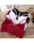 Seksowne kobiety biustonosz moda biustonosz zapinany z przodu biustonosz Push Up B C kubek koronkowy biustonosz Backless biuston