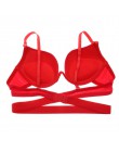 Ab miseczka Push Up biustonosz kobiety Sexy bez szwu bielizna biustonosz głębokie U niewidoczne biustonosze kobiece Bralette mas