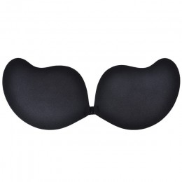 DeRuiLady Sexy bezprzewodowy Stick On bielizna biustonosz Push Up samoprzylepne bez ramiączek przednie zapięcie żel przezroczyst