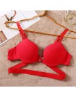 Ab miseczka Push Up biustonosz kobiety Sexy bez szwu bielizna biustonosz głębokie U niewidoczne biustonosze kobiece Bralette mas
