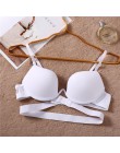 Ab miseczka Push Up biustonosz kobiety Sexy bez szwu bielizna biustonosz głębokie U niewidoczne biustonosze kobiece Bralette mas