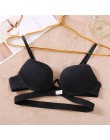 Ab miseczka Push Up biustonosz kobiety Sexy bez szwu bielizna biustonosz głębokie U niewidoczne biustonosze kobiece Bralette mas