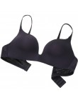 Sexy głębokie V kubek biustonosze dla kobiet Push Up bielizna bez szwu biustonosz bezprzewodowy Bralette Backless mały Intimates