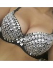 KANCOOLD Intimates biustonosz nęcący moda damska nowy Punk Lady Goth srebrny biustonosz push-up z ćwiekami i krótkie zestawy 201