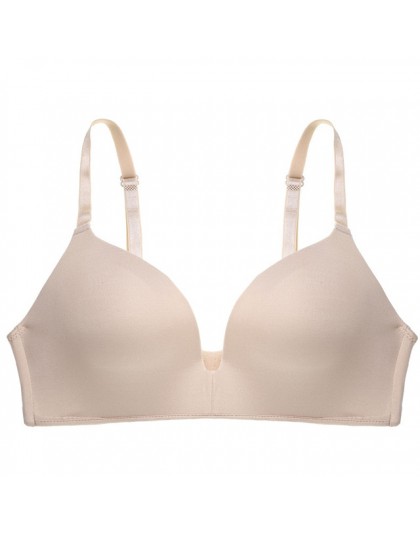 Sexy głębokie V kubek biustonosze dla kobiet Push Up bielizna bez szwu biustonosz bezprzewodowy Bralette Backless mały Intimates