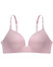 Sexy głębokie V kubek biustonosze dla kobiet Push Up bielizna bez szwu biustonosz bezprzewodowy Bralette Backless mały Intimates