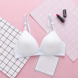 DeRuiLaDy podszewka z bawełny biustonosz koronkowy cienkie Push Up bralette fiszbina do biustonosza darmowe kobiety biustonosz z