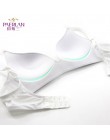 PAERLAN Fall bez fiszbin Push Up Sexy cienkie trzy czwarte 3/4 Cup biustonosz brak wygodne bezszwowe jednoczęściowe stałe kobiet