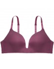 Sexy głębokie V kubek biustonosze dla kobiet Push Up bielizna bez szwu biustonosz bezprzewodowy Bralette Backless mały Intimates