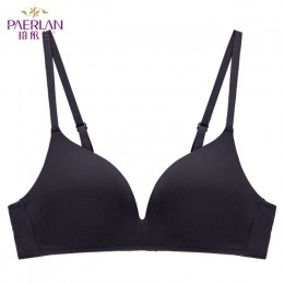 PAERLAN Fall bez fiszbin Push Up Sexy cienkie trzy czwarte 3/4 Cup biustonosz brak wygodne bezszwowe jednoczęściowe stałe kobiet