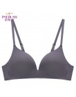 PAERLAN Fall bez fiszbin Push Up Sexy cienkie trzy czwarte 3/4 Cup biustonosz brak wygodne bezszwowe jednoczęściowe stałe kobiet