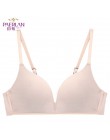 PAERLAN Fall bez fiszbin Push Up Sexy cienkie trzy czwarte 3/4 Cup biustonosz brak wygodne bezszwowe jednoczęściowe stałe kobiet
