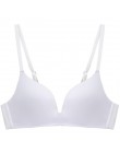 PAERLAN Fall bez fiszbin Push Up Sexy cienkie trzy czwarte 3/4 Cup biustonosz brak wygodne bezszwowe jednoczęściowe stałe kobiet