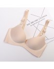 4 sztuk/partia Sexy głębokie U biustonosze dla kobiet bielizna push-up biustonosz bezszwowy Bralette Backless Intimates panie ko