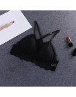 Biustonosz biustonosze bez fiszbin dla kobiet bielizna BH koronkowa seksowna biustonosz Push Up biustonosz Plus rozmiar y-line p