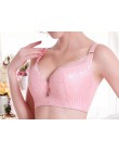 Sexy głębokie V biustonosz duże rozmiary pełne pokrycie biustonosze biustonosz push-up kwiecista koronka nieusztywniany Lingerie