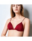 GUMPRUN seksowna bielizna bez szwu biustonosz zapinany z przodu dla kobiet bezprzewodowy biustonosz Push Up Backless wygodna bie