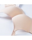 Bezszwowe pełne pokrycie Balconette T-Shirt w dużym rozmiarze biustonosz niebieski dmuchane różowy 34-44 B C D DD E