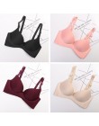 4 sztuk/partia Sexy głębokie U biustonosze dla kobiet bielizna push-up biustonosz bezszwowy Bralette Backless Intimates panie ko