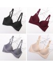 4 sztuk/partia Sexy głębokie U biustonosze dla kobiet bielizna push-up biustonosz bezszwowy Bralette Backless Intimates panie ko