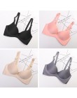 4 sztuk/partia Sexy głębokie U biustonosze dla kobiet bielizna push-up biustonosz bezszwowy Bralette Backless Intimates panie ko