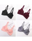 4 sztuk/partia Sexy głębokie U biustonosze dla kobiet bielizna push-up biustonosz bezszwowy Bralette Backless Intimates panie ko