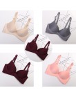 4 sztuk/partia Sexy głębokie U biustonosze dla kobiet bielizna push-up biustonosz bezszwowy Bralette Backless Intimates panie ko