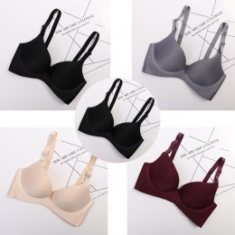 4 sztuk/partia Sexy głębokie U biustonosze dla kobiet bielizna push-up biustonosz bezszwowy Bralette Backless Intimates panie ko