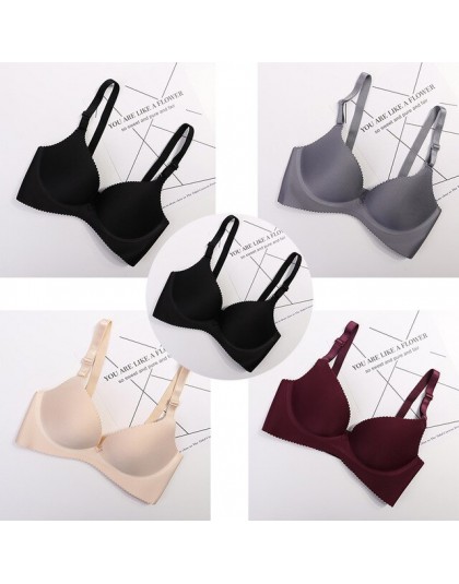 4 sztuk/partia Sexy głębokie U biustonosze dla kobiet bielizna push-up biustonosz bezszwowy Bralette Backless Intimates panie ko