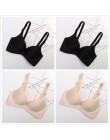 4 sztuk/partia Sexy głębokie U biustonosze dla kobiet bielizna push-up biustonosz bezszwowy Bralette Backless Intimates panie ko