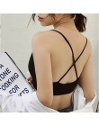 Biustonosz damski cienki bez szwu biustonosz bez fiszbin Backless bezszwowe biustonosze dla kobiet seksowna bielizna seksowny bi
