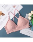 Biustonosz damski cienki bez szwu biustonosz bez fiszbin Backless bezszwowe biustonosze dla kobiet seksowna bielizna seksowny bi