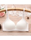 Bawełna gładka cienka stalowa bielizna biustonosz sexy gathering mały biustonosz brasiers dla pań