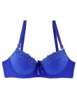 Beauwear dziewczyny bielizna Push Up kobiet biustonosz z małymi miseczkami fiszbiny kwiatowy biustonosze 34B 34C 36B 36C 38B 38C