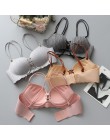 CINOON Super biustonosze Push-Up seksowna bezszwowa bielizna damska bez fiszbin kobieta bralette piękny tył bielizna damska bius