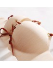CINOON Super biustonosze Push-Up seksowna bezszwowa bielizna damska bez fiszbin kobieta bralette piękny tył bielizna damska bius