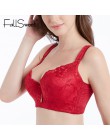 FallSweet damskie biustonosze Push Up koronkowe biustonosze Sexy Plus rozmiar biustonosz komfortowa bielizna damska