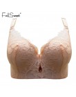 FallSweet damskie biustonosze Push Up koronkowe biustonosze Sexy Plus rozmiar biustonosz komfortowa bielizna damska