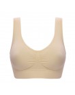 XLiKaKa stanik sportowy dziewczyny seksowny biustonosz z klockami bezszwowy biustonosz Push up Plus rozmiar XXXL bielizna bezprz