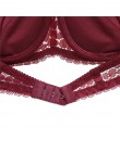 1/2 szklanki koronki biustonosz Sexy Super biustonosze push-up dla kobiet moda 6 kolorów kobiet fiszbiny bielizna kwiatowy biust