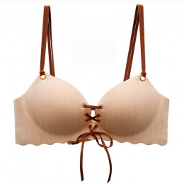 CINOON Super biustonosze Push-Up seksowna bezszwowa bielizna damska bez fiszbin kobieta bralette piękny tył bielizna damska bius