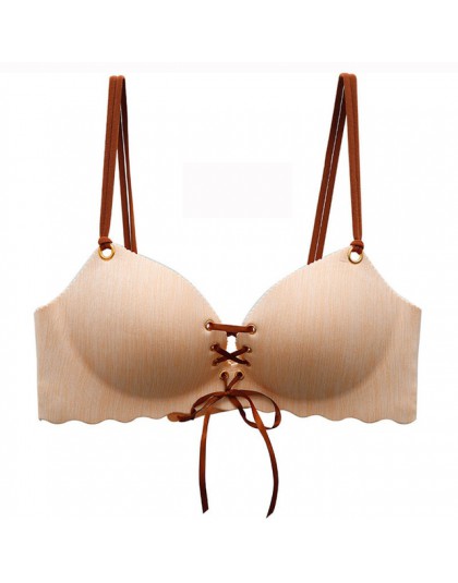 CINOON Super biustonosze Push-Up seksowna bezszwowa bielizna damska bez fiszbin kobieta bralette piękny tył bielizna damska bius