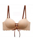 CINOON Super biustonosze Push-Up seksowna bezszwowa bielizna damska bez fiszbin kobieta bralette piękny tył bielizna damska bius