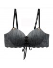 CINOON Super biustonosze Push-Up seksowna bezszwowa bielizna damska bez fiszbin kobieta bralette piękny tył bielizna damska bius