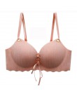 CINOON Super biustonosze Push-Up seksowna bezszwowa bielizna damska bez fiszbin kobieta bralette piękny tył bielizna damska bius